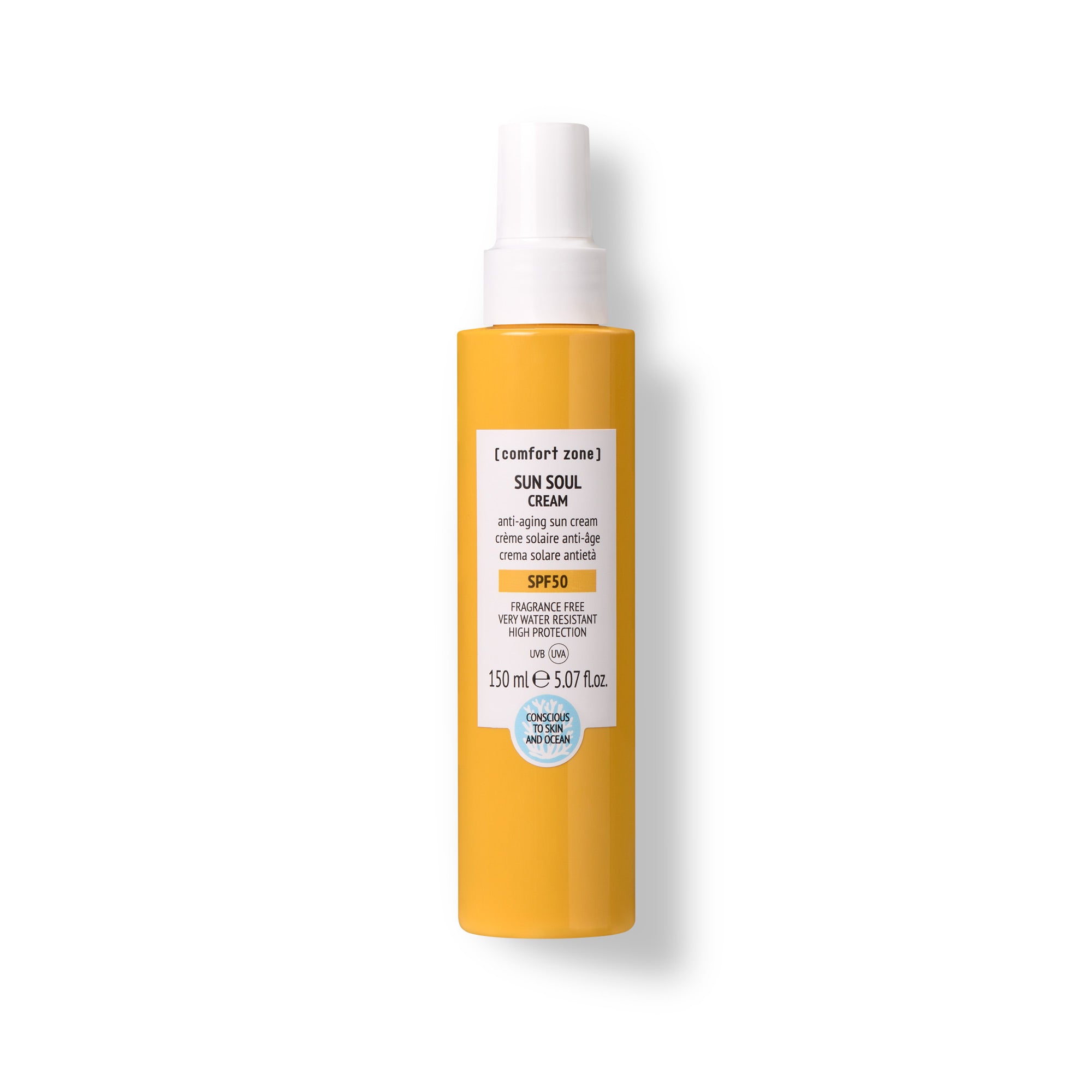 Comfort Zone: SUN SOUL CREAM SPF 50 Anti-aging face &amp; body sun cream - long lasting-
