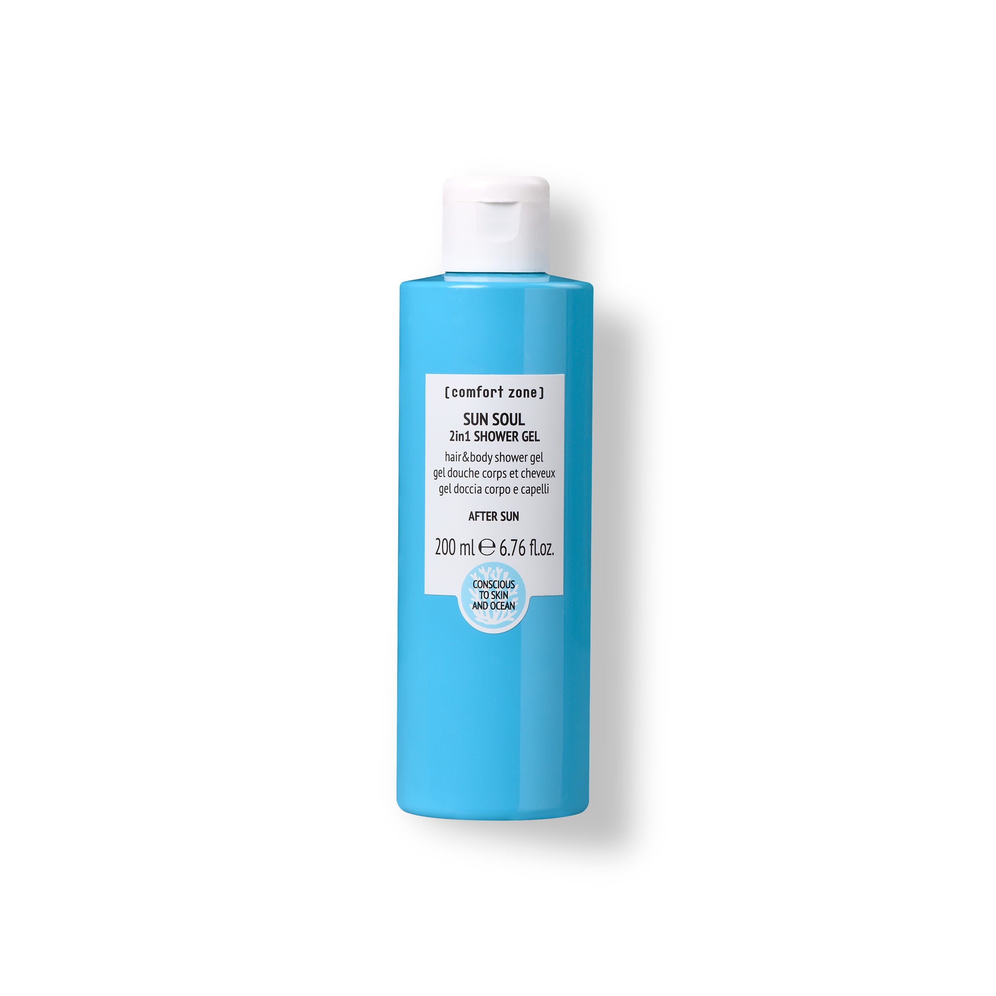 Comfort Zone: SUN SOUL 2in1 SHOWER GEL Hair &amp; body sustainable shower gel-
